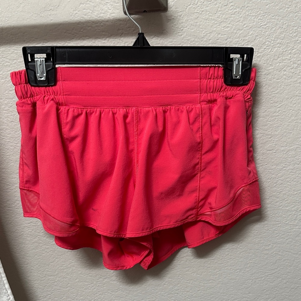 Bright Pink Athletic Lululemon Shorts